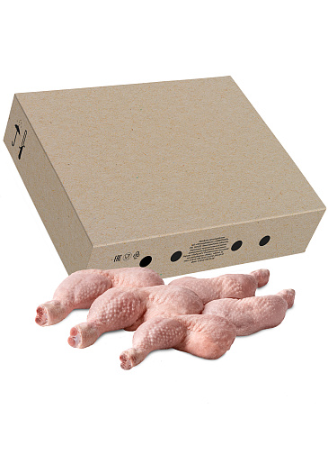                                 Окорочок с кожей (без спинки) цыплят-бройлеров  охлажденный ОПТ                                