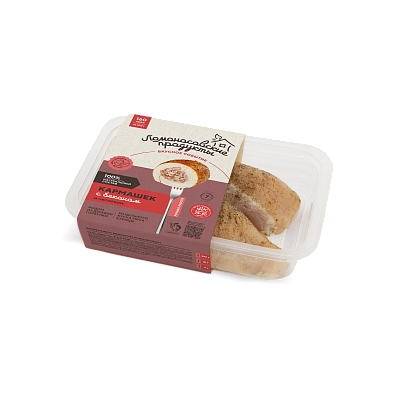 Кармашек с беконом и чесноком